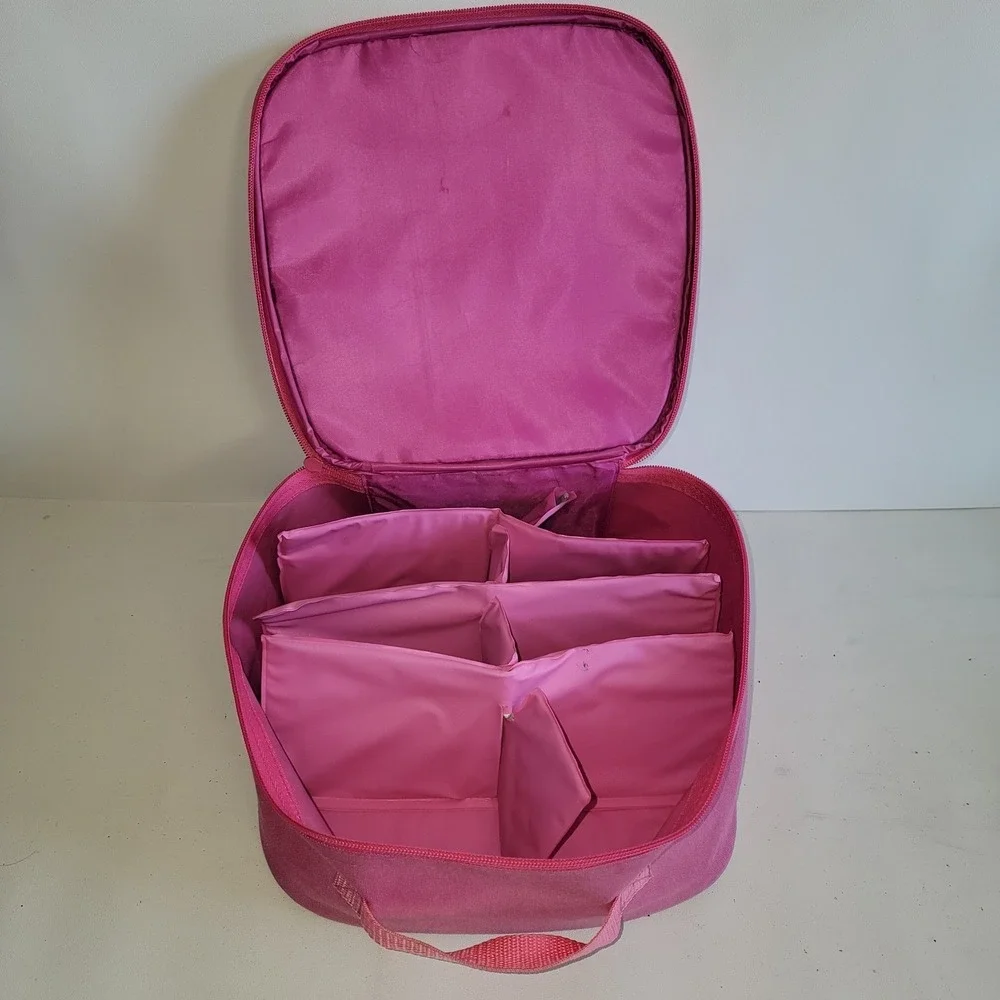 Vintage 2005 Tara Toy Pretty Petz I Luv My Pony Pink 8-Slot Toy Carrying Case